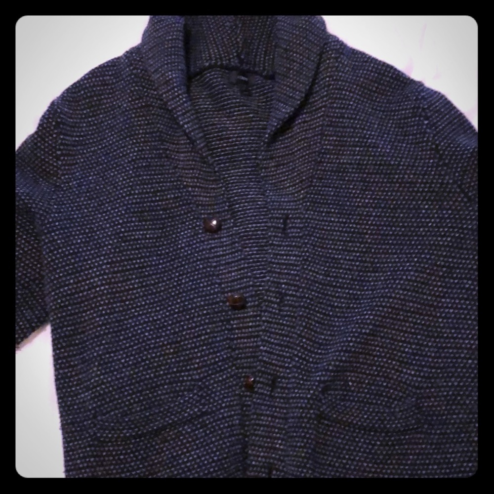J.Crew Lambswool Cardigan - Navy - Sz Small